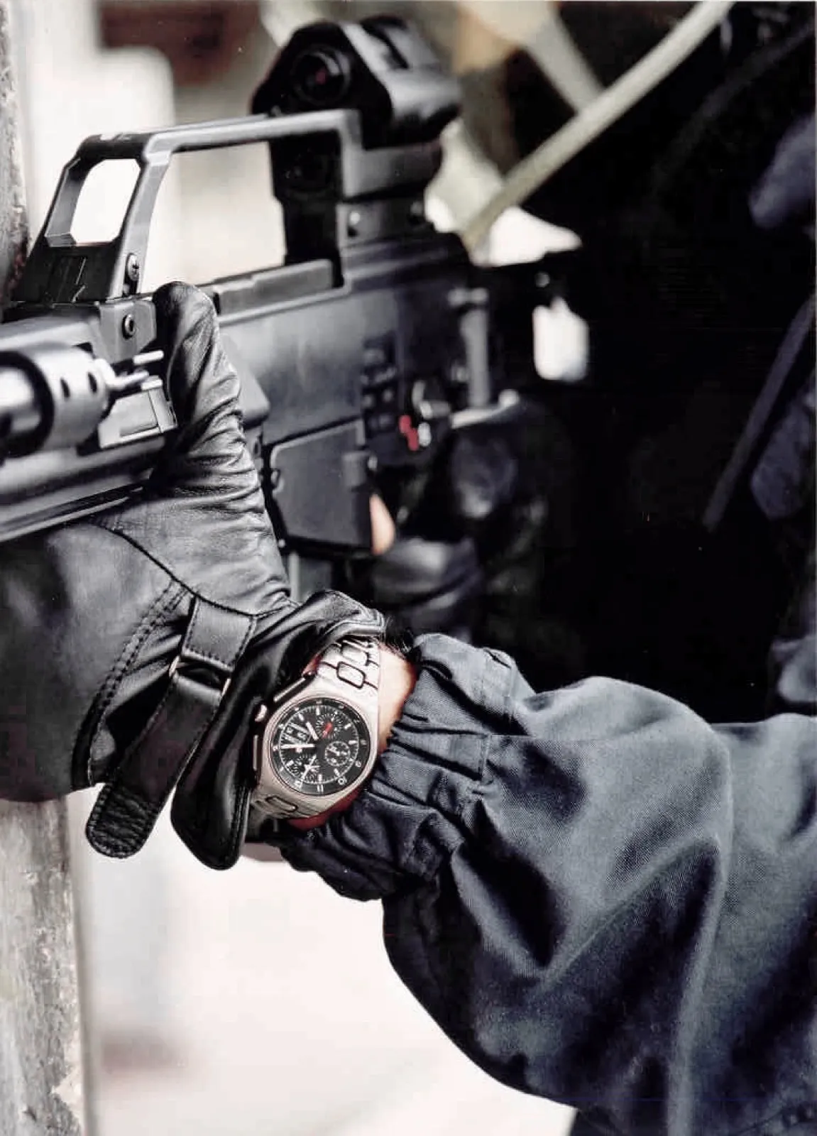 ZKA special forces operator with Tutima chronograph