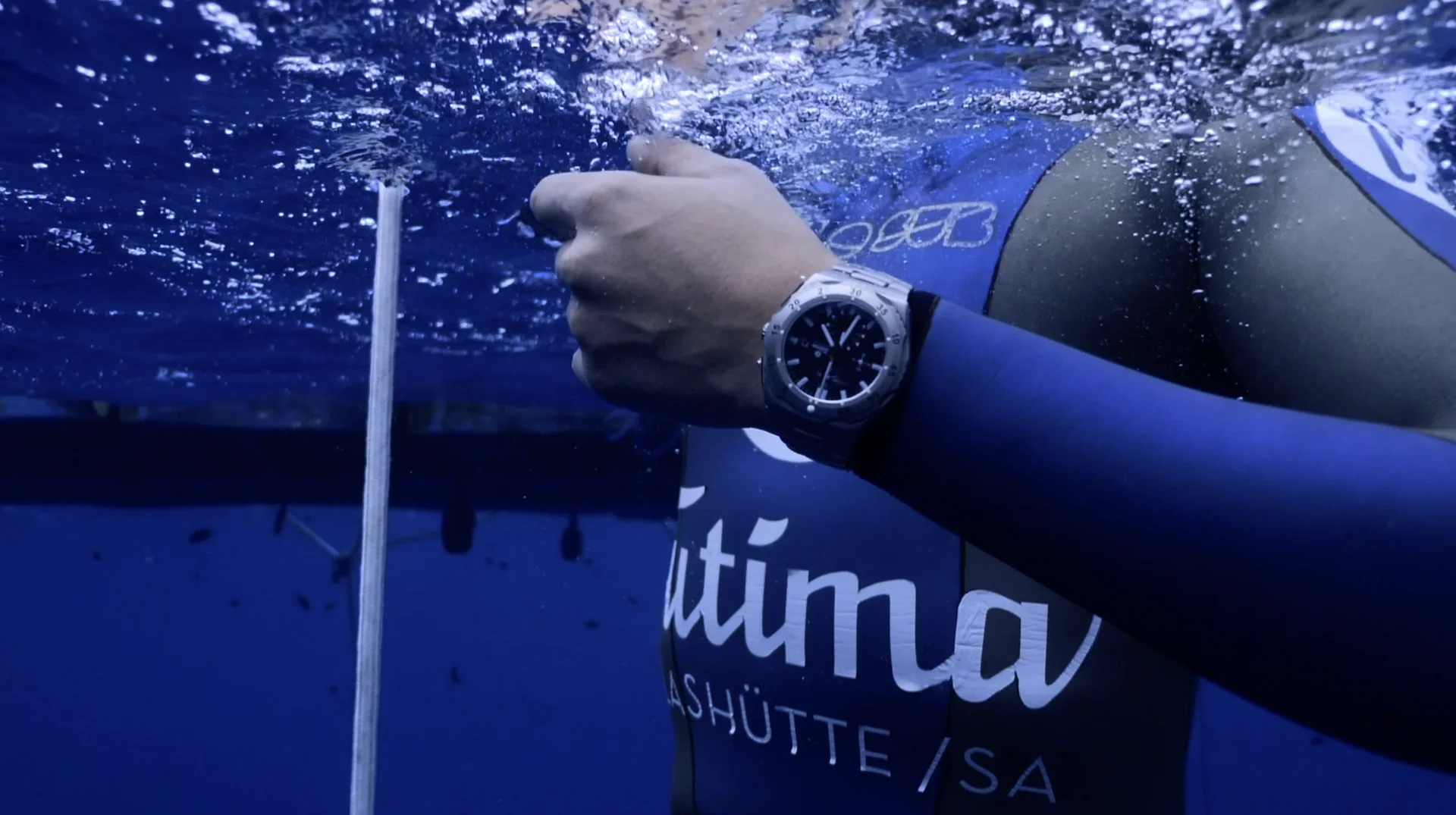 M2 Pioneer on the wrist just below the surface