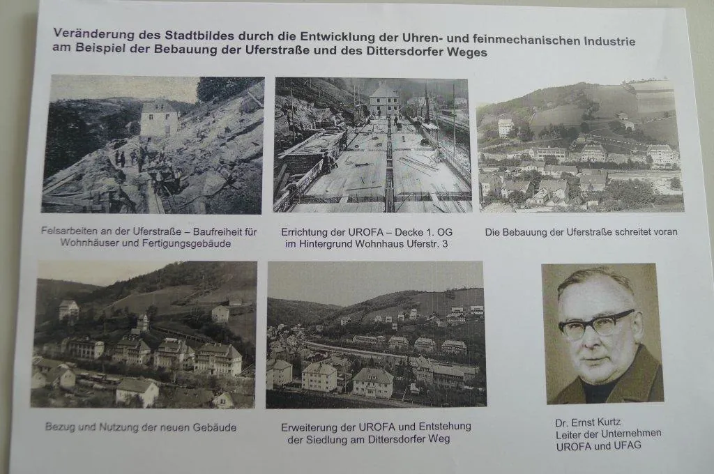 UROFA trade display with Dr. Ernst Kurtz's calibers