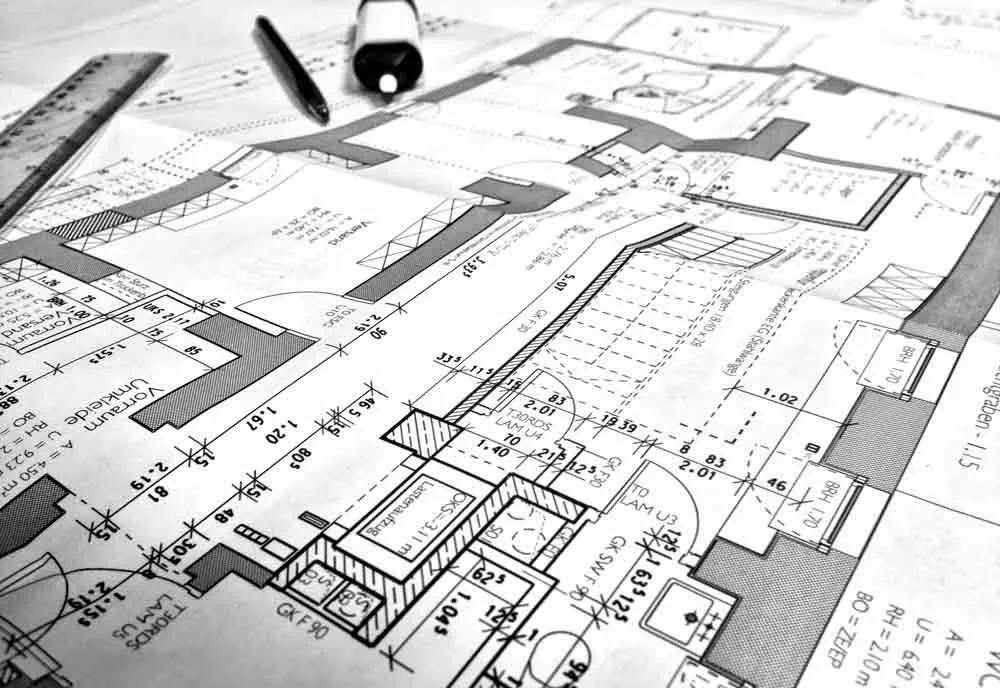 Technical blueprints — Tutima caliber engineering drawings