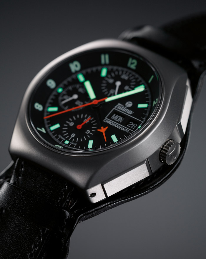 Military NATO Chronograph T 760-52 — detail